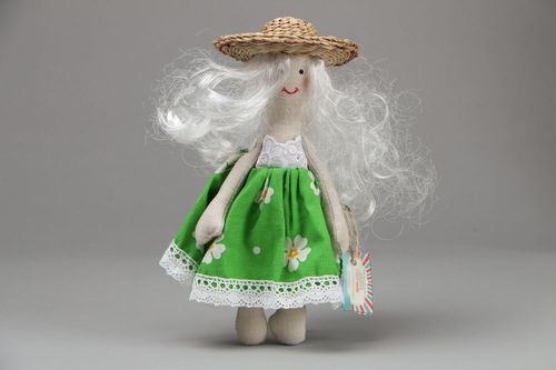 Soft toy Girl with Hat - MADEheart.com