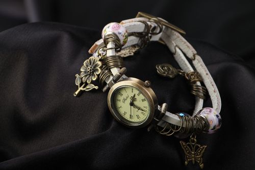 Unusual watch with charms - MADEheart.com