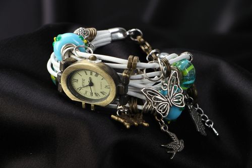 Handmade wrist watch for women beautiful quartz wrist watch - MADEheart.com