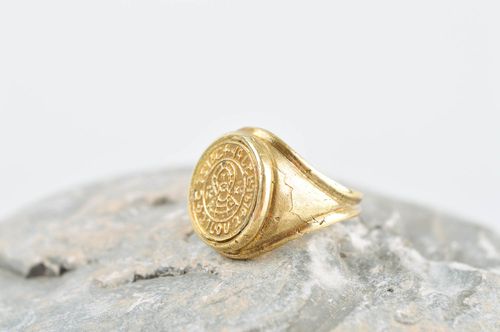 Unusual handmade metal ring designer ring for girls fashion accessories - MADEheart.com