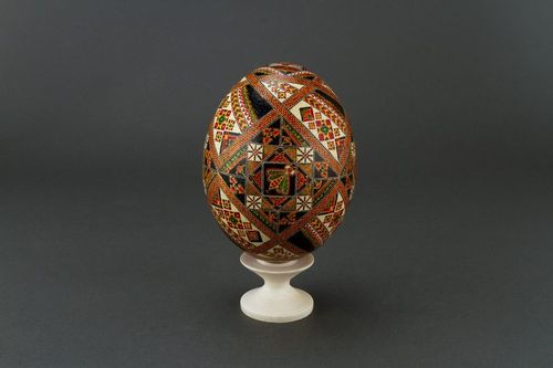 Painted ostrich egg - MADEheart.com