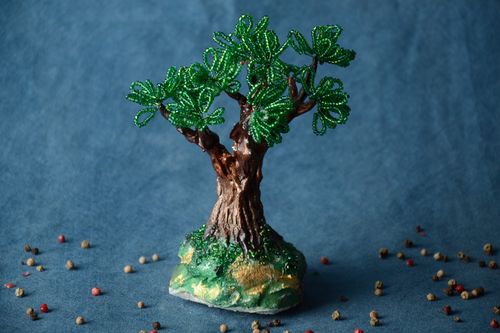 Homemade artificial beaded tree Summer - MADEheart.com