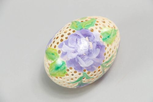 Painted decorative egg for interior - MADEheart.com