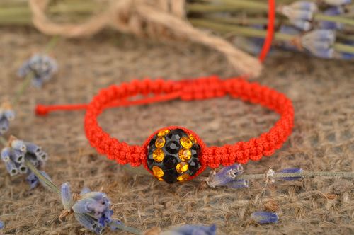 Handmade thin braided bracelet with ties friendship bracelet designs gift ideas - MADEheart.com