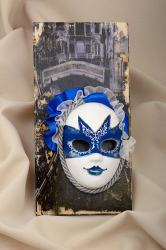 Designer handmade panel unusual stylish mask beautiful cute interior decor - MADEheart.com