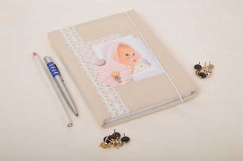 Handmade notebook designer notebook gift ideas unusual gift for girls - MADEheart.com