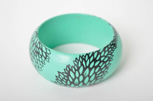 Handmade wooden bright bracelet elegant designer bracelet stylish jewelry - MADEheart.com