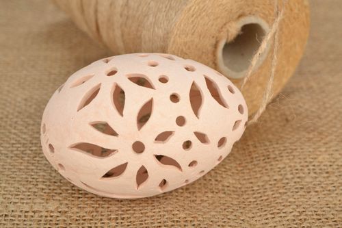Big decorative ceramic egg - MADEheart.com