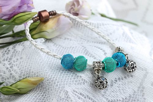 Womens bracelet string bracelet handmade jewelry designer accessories cool gifts - MADEheart.com