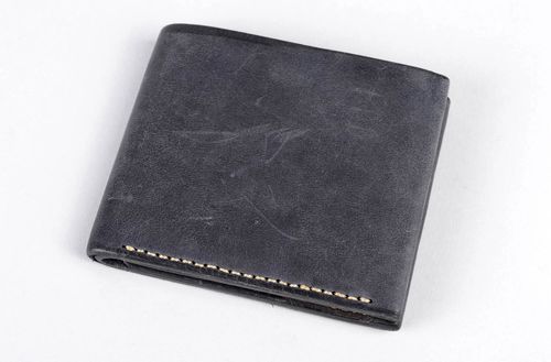 Handmade leather wallet mens leather wallet designer wallets mens accessories - MADEheart.com
