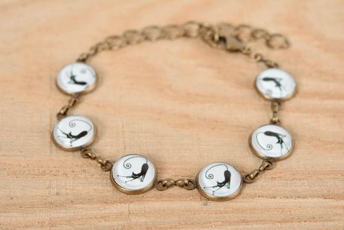 Metal bracelet handmade jewellery designer jewelry women accessories cool gifts - MADEheart.com