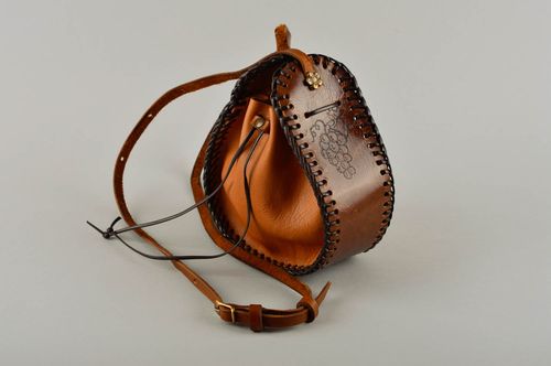 Handmade leather bag leather purse leather bags for women gifts for girls - MADEheart.com
