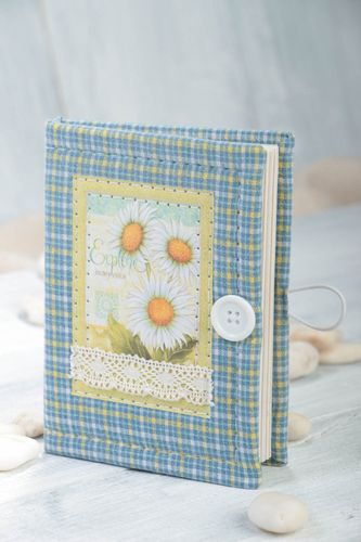 Handcrafted notebook with soft cover notebooks and daily logs gift ideas - MADEheart.com