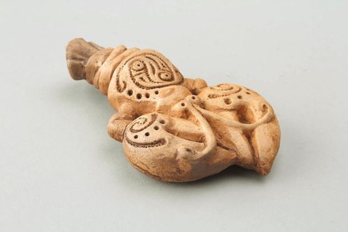 Ceramic whistle in the form of a crawfish - MADEheart.com