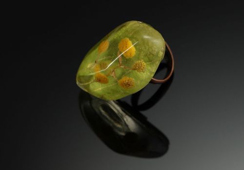 Ring Mimosa and leaf of acacia - MADEheart.com