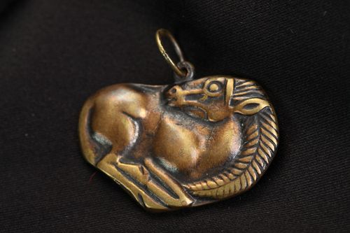 Bronze pendant Scythian Horse - MADEheart.com