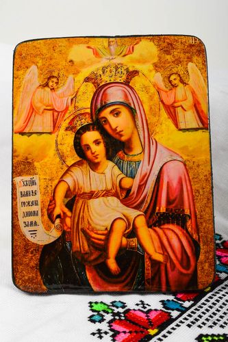 Handmade icon orthodox icons unusual icon beautiful icon icons of saints - MADEheart.com