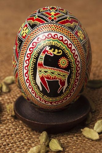 Easter egg with deer - MADEheart.com