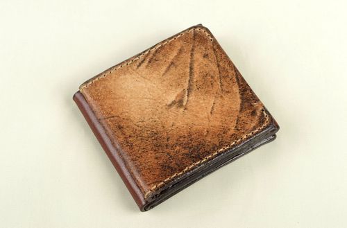 Handmade leather wallet for men leather goods best gifts for him - MADEheart.com