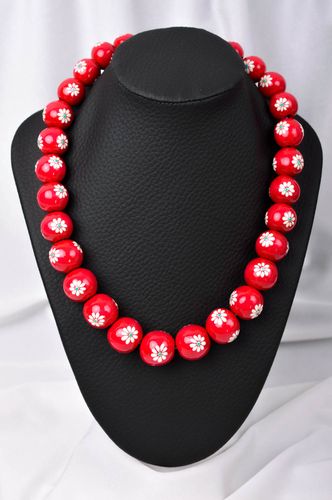 Handmade jewelry plastic necklace long necklace bead necklace gifts for women - MADEheart.com