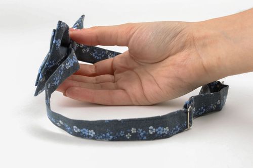 Bow tie with floral print - MADEheart.com