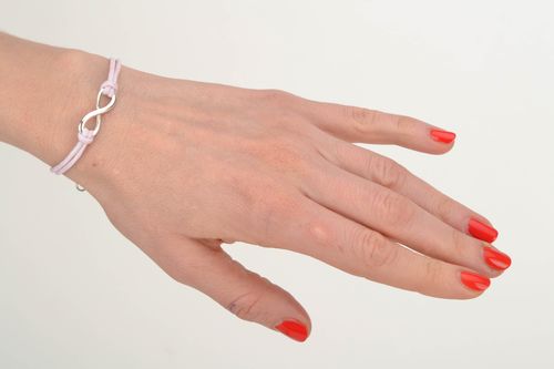 Thin light waxed cord bracelet - MADEheart.com