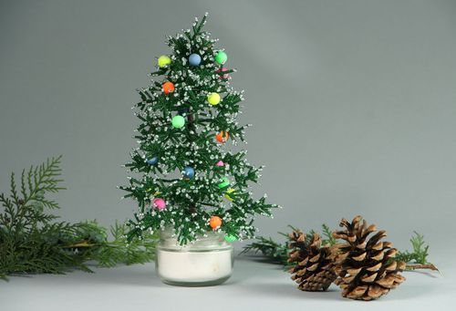 Decorative Christmas tree for New Year - MADEheart.com