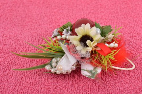 Beautiful handmade artificial flower for DIY jewelry making - MADEheart.com