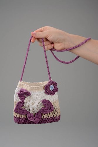 Crocheted Baby Bag - MADEheart.com