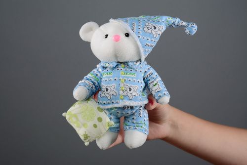 Toy Bear in pajamas - MADEheart.com