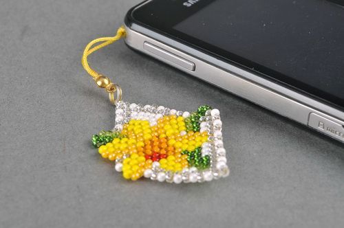 Beaded thumbs Narcissus - MADEheart.com