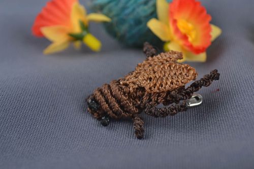 Handmade brooch designer brooch textile brooch handmade jewelry unusual gift - MADEheart.com