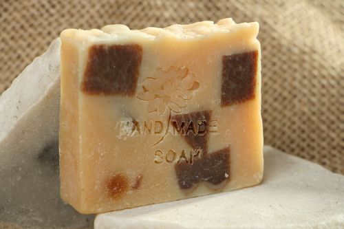 Handmade soap with pumpkin oil - MADEheart.com