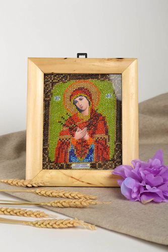 Orthodox icon carved icon family icon gift ideas handmade gift unusual icon - MADEheart.com
