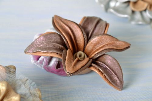 Scrunchy Made of Leather - MADEheart.com