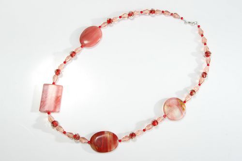 Tourmaline and crystal necklace - MADEheart.com