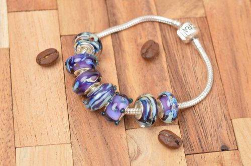 Handmade bracelet fashion glass bead bracelet glass jewelry fashion accessories - MADEheart.com