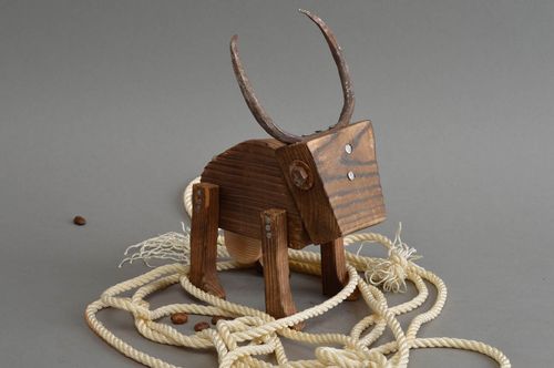 Decorative handmade wooden figurine unusual statuette designs gift ideas - MADEheart.com