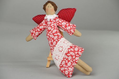 Interior soft doll Red Angel - MADEheart.com