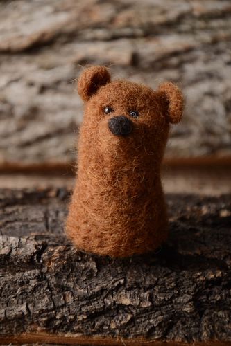 Handmade felted wool toy soft toy for kids needle felting interior decorating - MADEheart.com