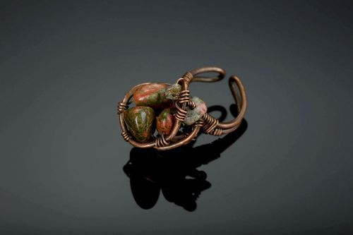 Ring from copper and unikat - MADEheart.com
