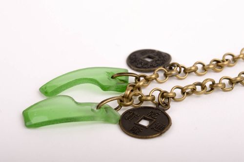 Stylish handmade glass pendant glass art fashion accessories cool jewelry - MADEheart.com