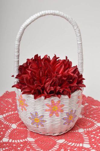 Handmade decorations paper basket storage basket Easter decorations home decor - MADEheart.com