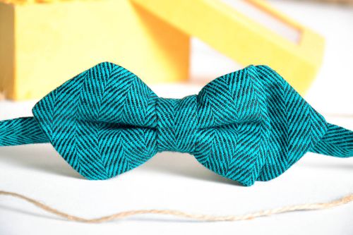 Bow tie made of fabric - MADEheart.com