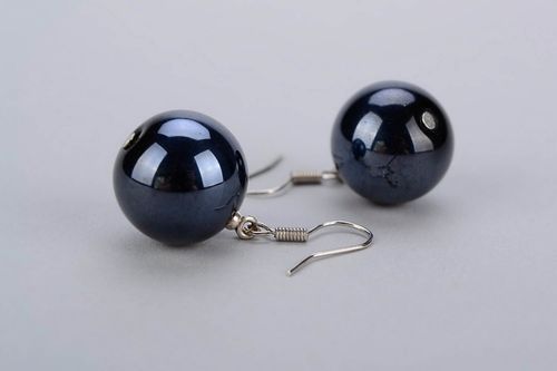 Earrings with crystal beads - MADEheart.com
