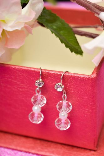 Handmade earrings transparent fashion earrings long earrings  dangle earrings   - MADEheart.com