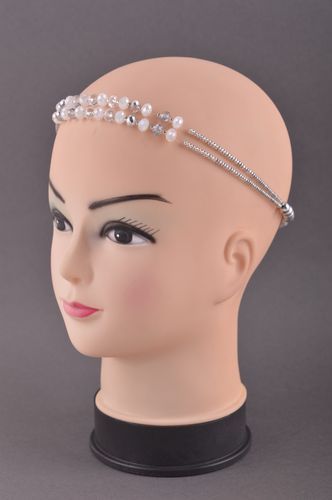 Handmade headband unusual designer accessories stylish beautiful jewelry - MADEheart.com