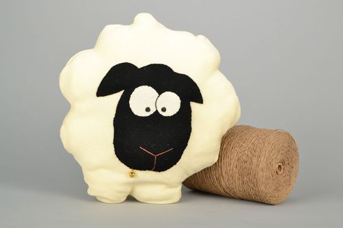 Soft pillow pet in the shape of a sheep - MADEheart.com