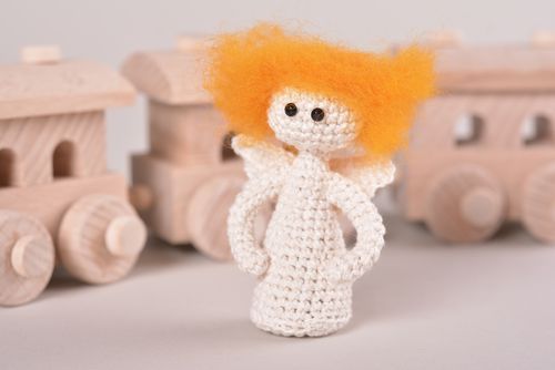 Hand-crochet doll handmade exclusive toys funny doll present for children - MADEheart.com