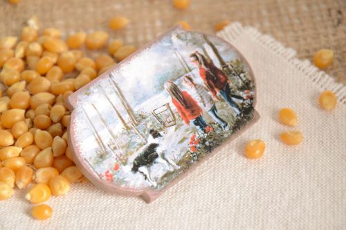 Unusual handmade magnet kitchen supplies decoupage ideas decorative use only - MADEheart.com